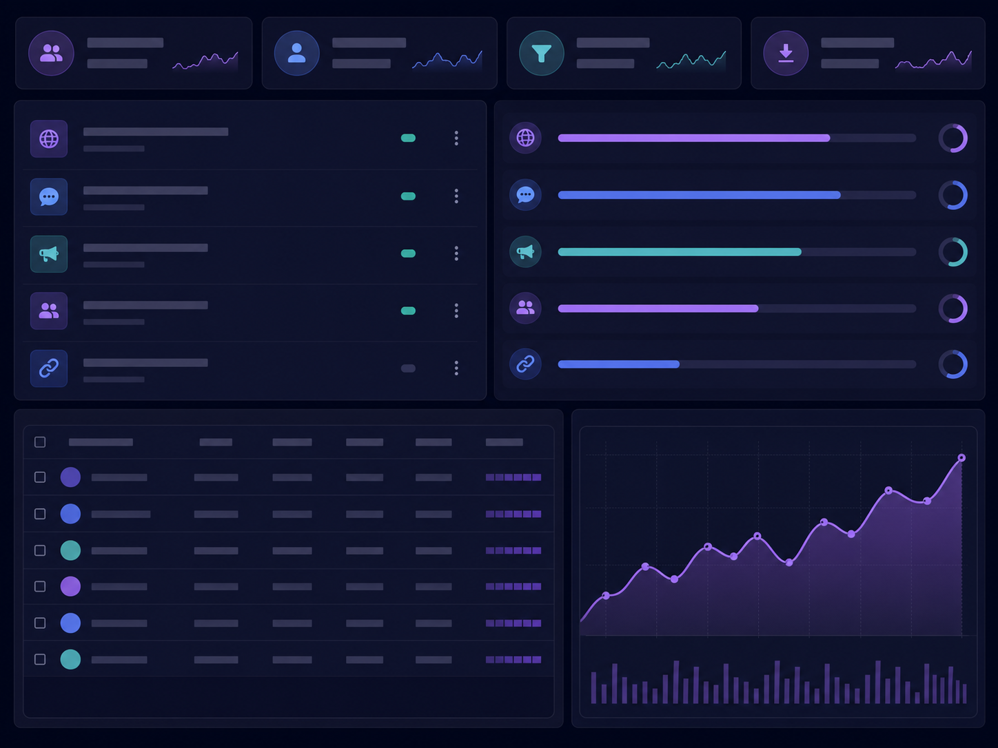 Scraper dashboard preview
